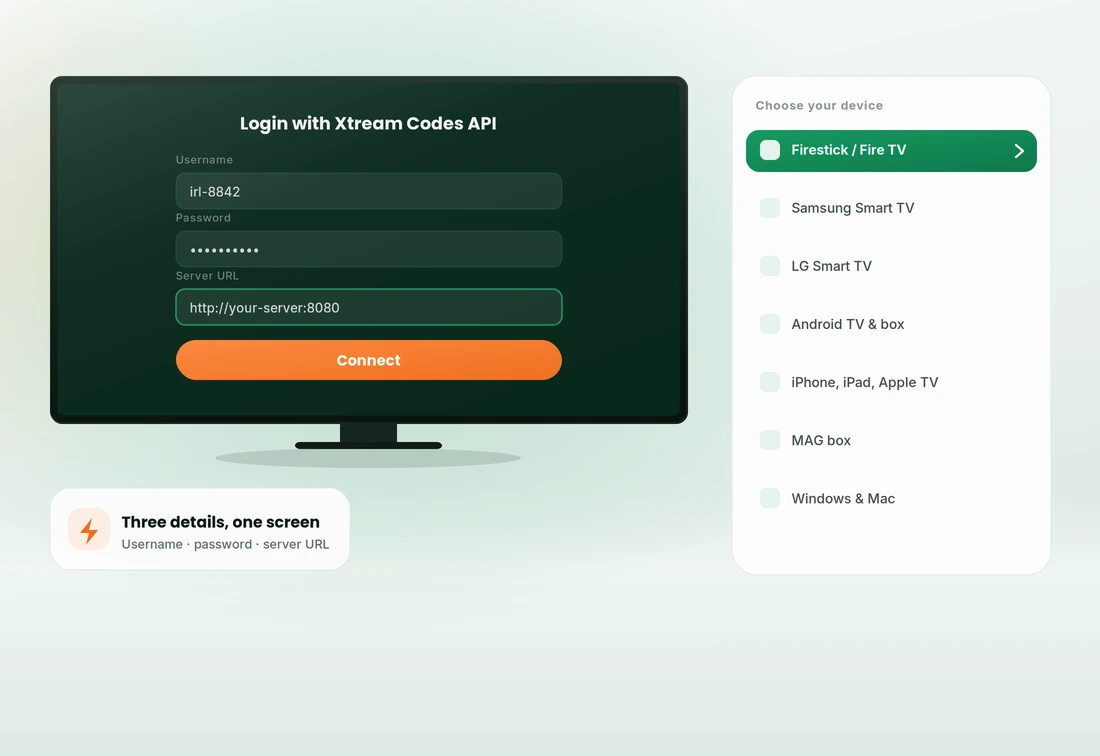 How to set up IPTV on a Smart TV in Ireland using an Xtream Codes login
